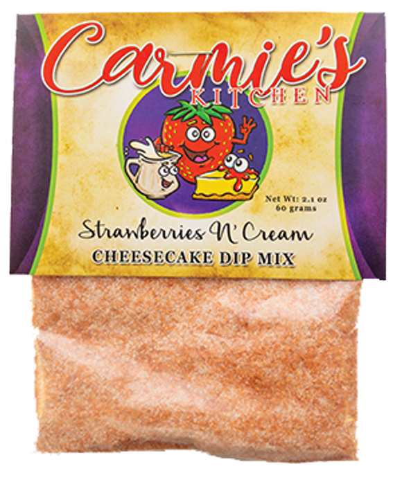 Carmie’s Strawberries N Cream Cheesecake Dip