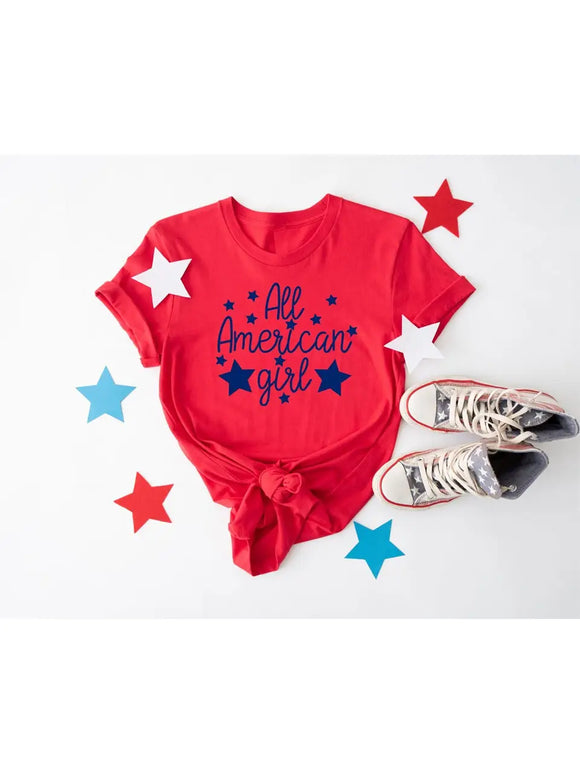 All American Girl Red t-shirt
