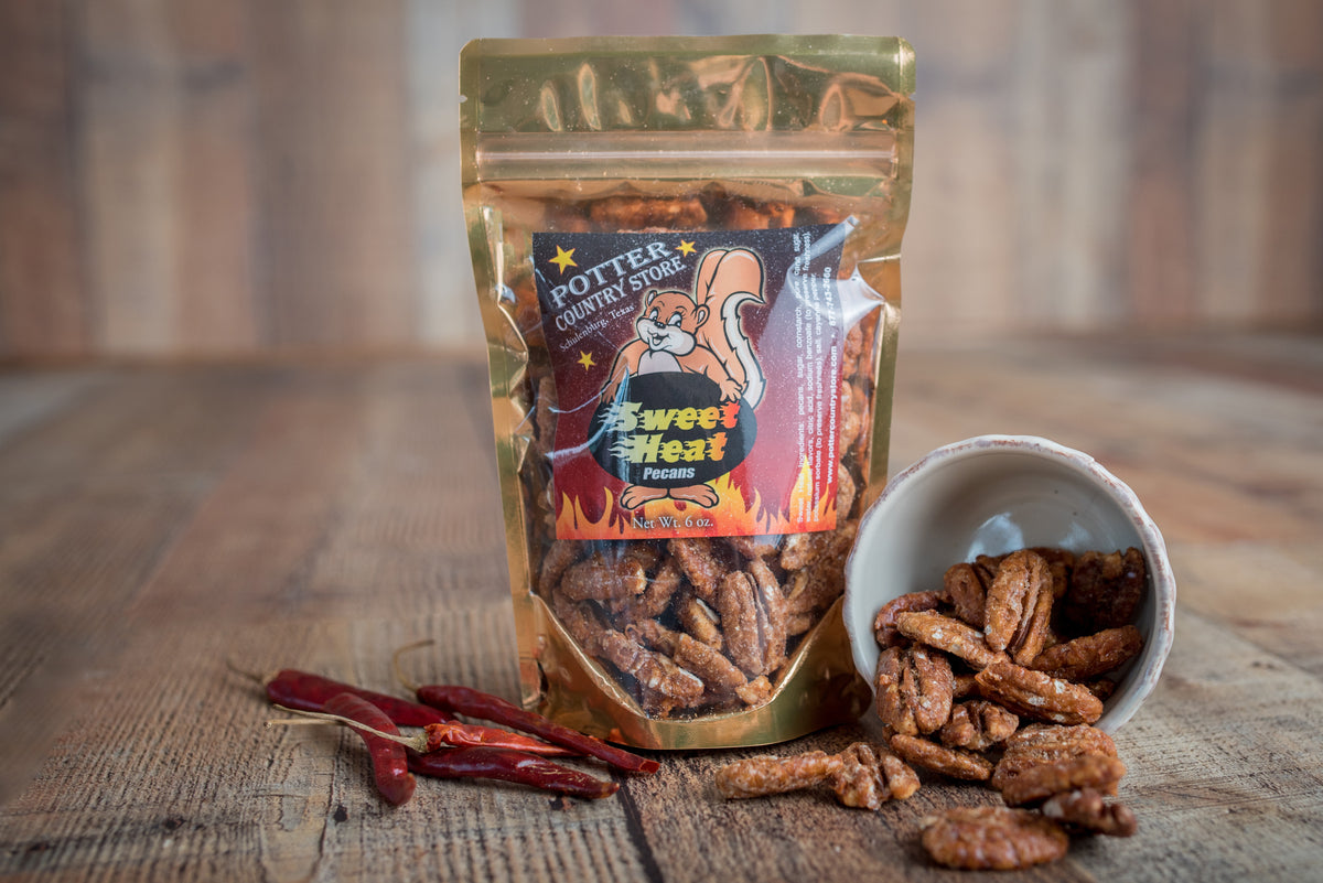 Sweet Heat Flavored Pecans Candied Pecan Store in Schulenburg TX