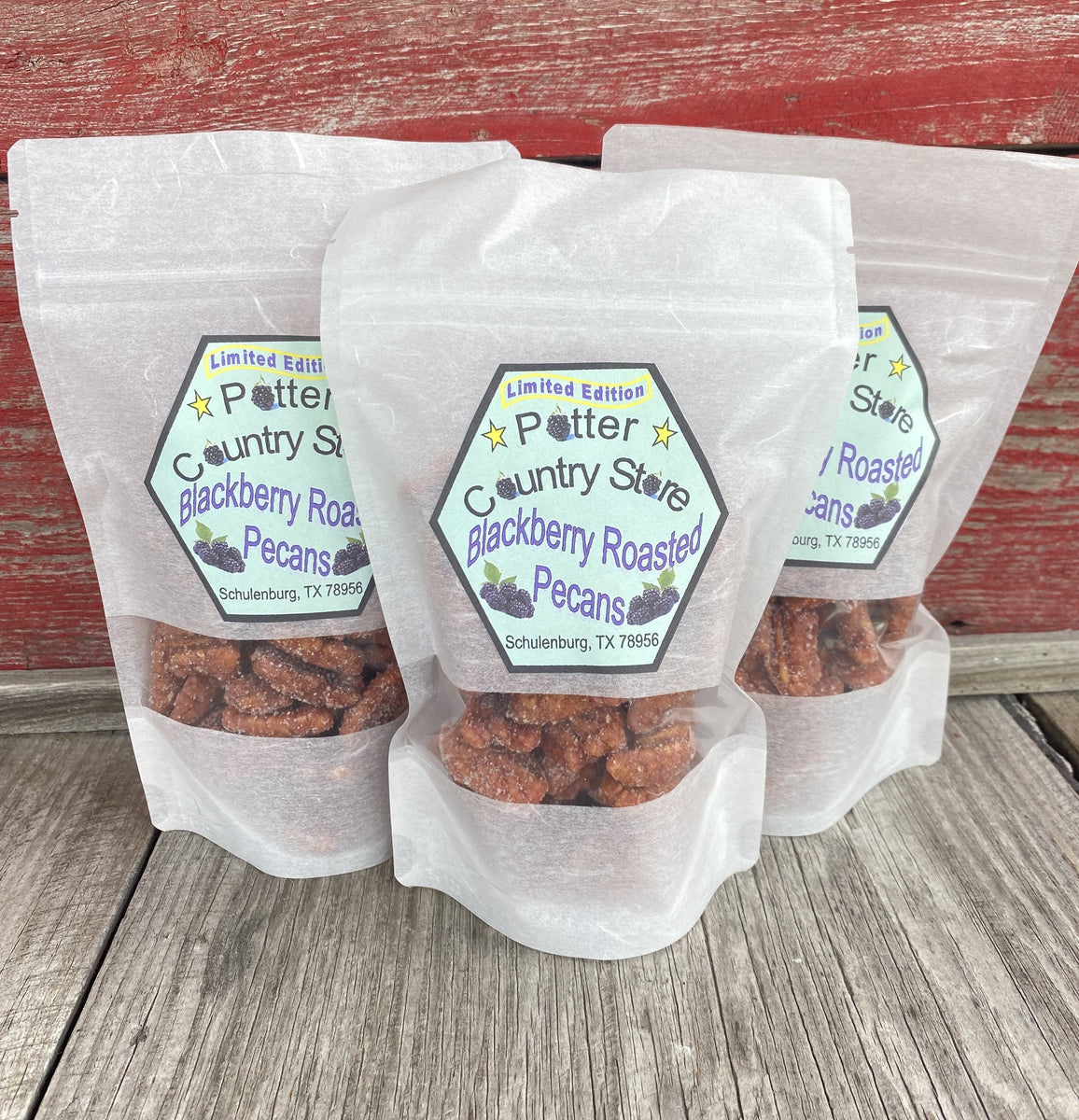 Blackberry Roasted Pecans Candied Pecans Store in Schulenburg TX