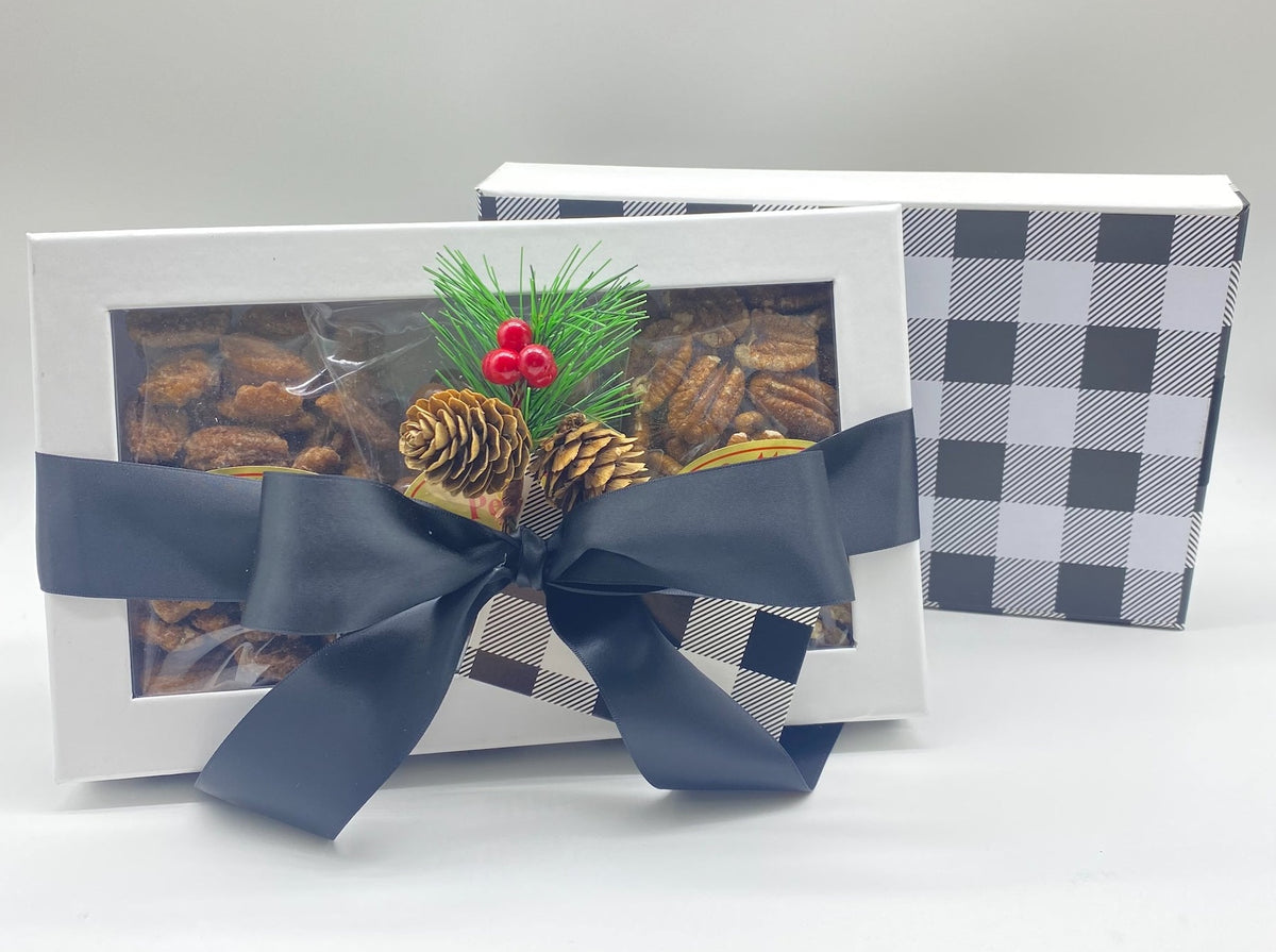 3 Variety Christmas Box of Pecans Pecan Gift Boxes Schulenburg