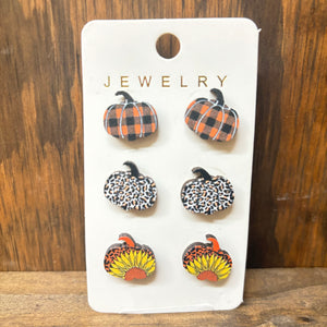 TPJ Pumpkin Stud earrings