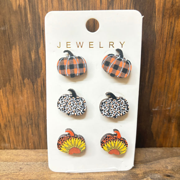 TPJ Pumpkin Stud earrings