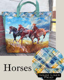 Handmade Lined Feedbag Tote