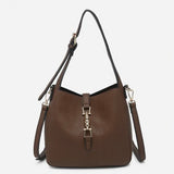 Agnes Press-Lock Satchel