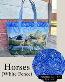 Handmade Lined Feedbag Tote