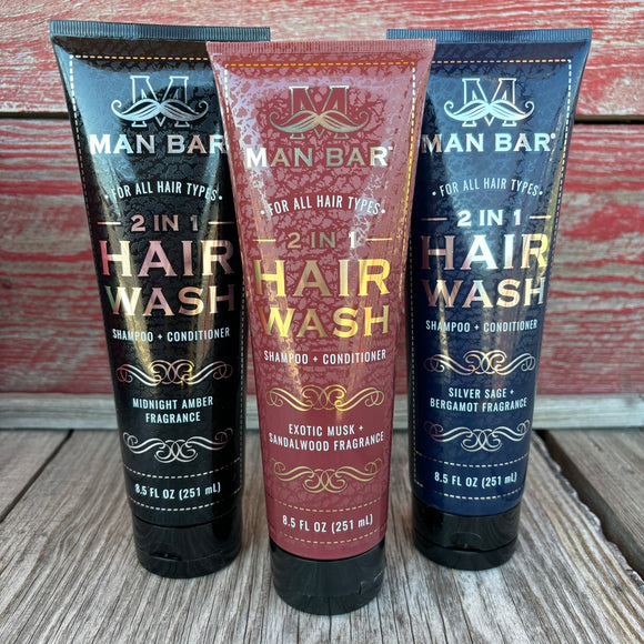 Man Bar 2 in 1 Hair Wash