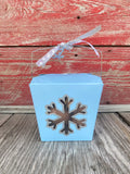 8 oz. Flavored Pecans in Christmas Cuttout Box