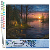 Paint by numbers kit