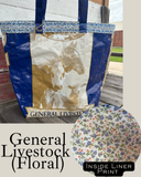 Handmade Lined Feedbag Tote