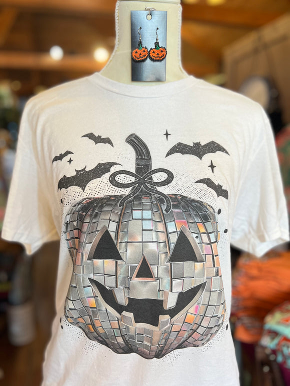 Disco Jack O Lantern tshirt