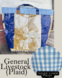 Handmade Lined Feedbag Tote