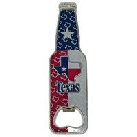 Texas Flag Bottle Opener Magnet