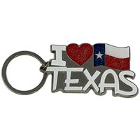 I Love Texas Keychain