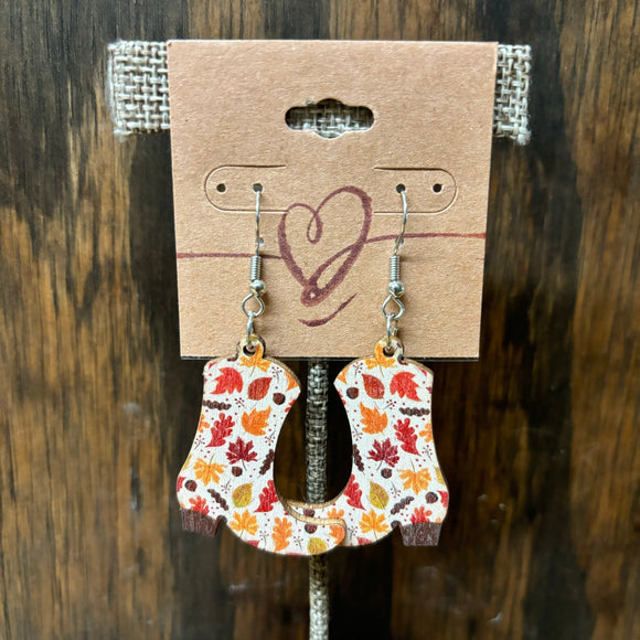 TPJ Fall Cowgirl earrings