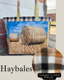 Handmade Lined Feedbag Tote