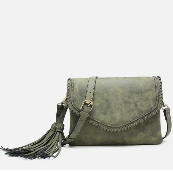 Sloane Suede Crossbody purse