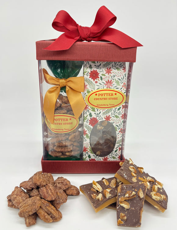 Holiday Burgundy Gift Box