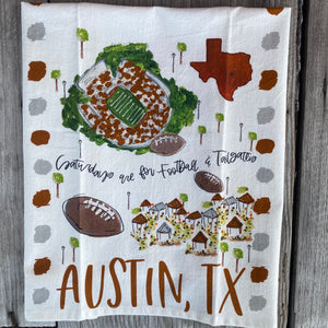 Austin Texas Tea Towel