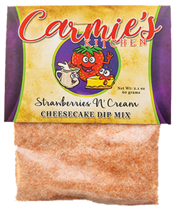 Carmie’s Strawberries N Cream Cheesecake Dip