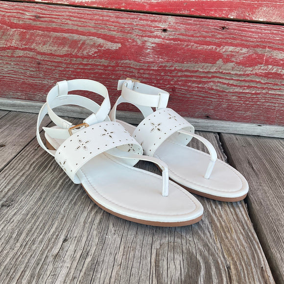 Simply White Sandal