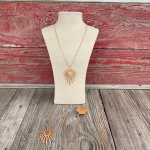 Gold Starburst Necklace