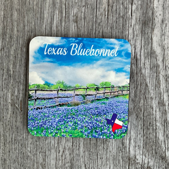 Texas Bluebonnet coasters