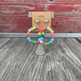 Colorful Ball Earrings