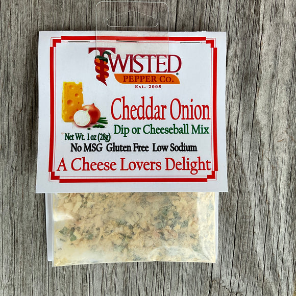 Twisted Cheddar Onion Dip Mix