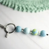 Keychain with 4 Colorful balls