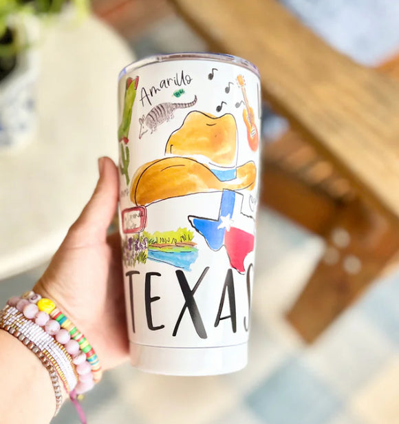 State of Texas 20oz Tumbler