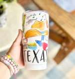 State of Texas 20oz Tumbler