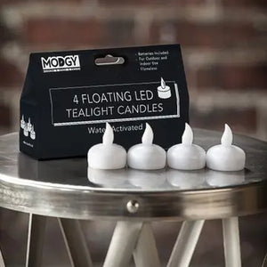 Warm White water activated LED candles