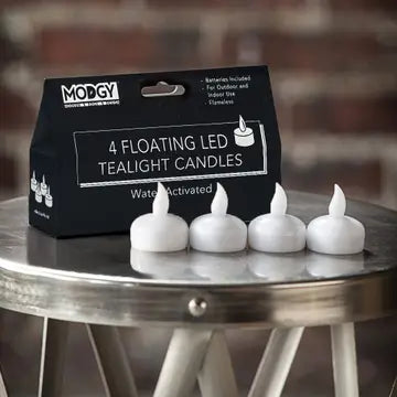 Warm White water activated LED candles