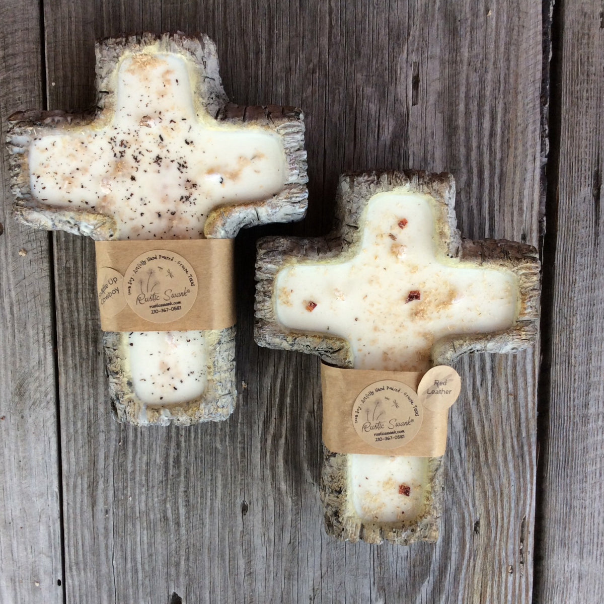 Rustic Swank- Cross Soy Candle – Potter Country Store