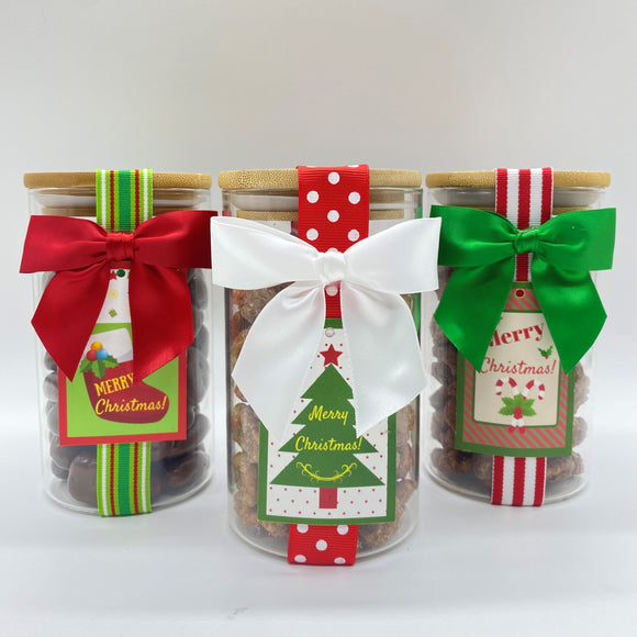 Holiday Glass Jar