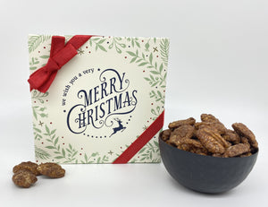 "We Wish You A Very Merry Christmas" - Caramel Roasted Pecans